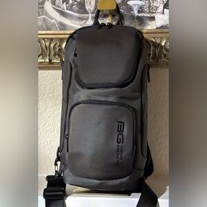 BG Future Aesthetics Black Durable Backpack NWOT